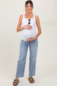 PinkBlush Straight Leg Ankle Maternity Jeans