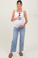 PinkBlush Straight Leg Ankle Maternity Jeans