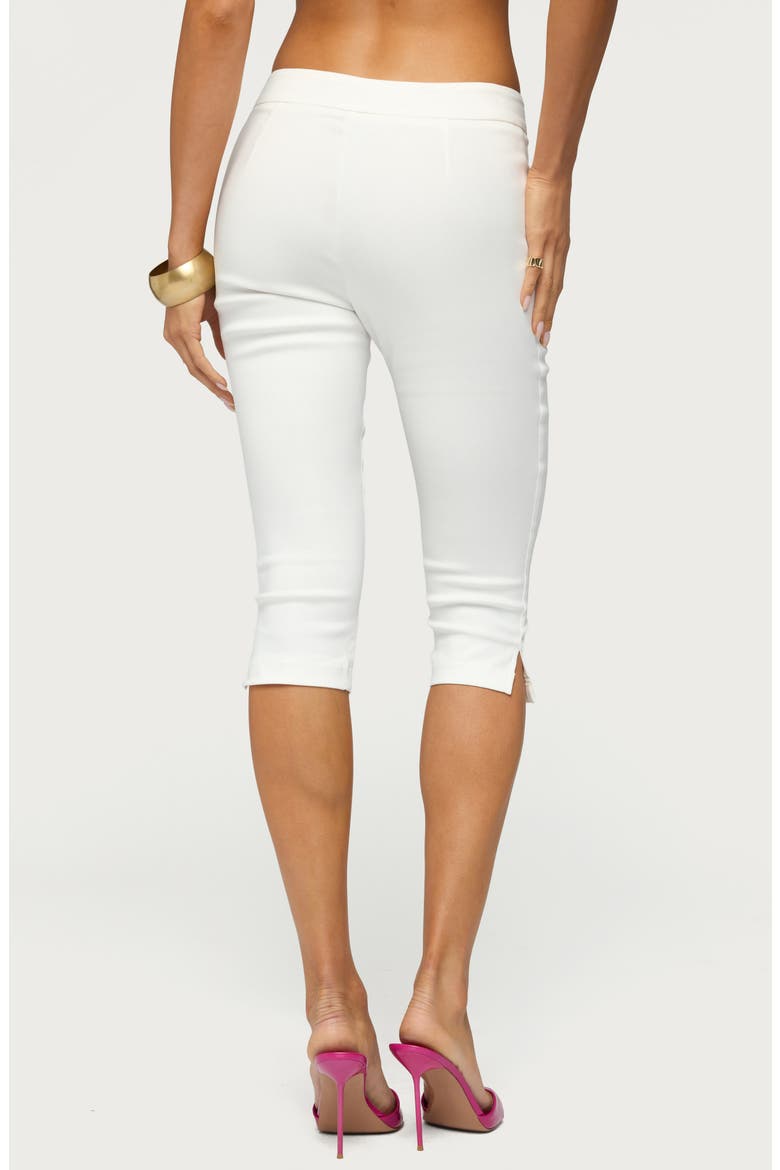 Sarafina Capri Pants, Alternate, color, WHITE