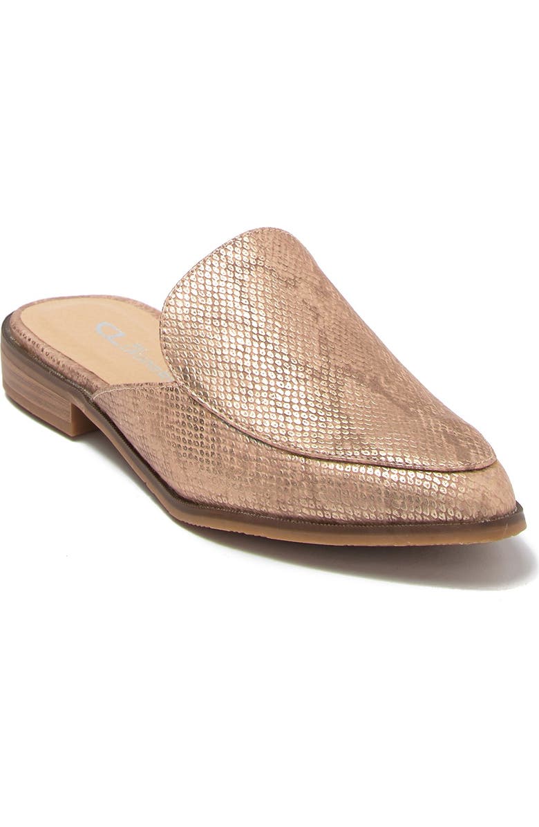 CL BY LAUNDRY Flight Snake Embossed Mule, Main, color,