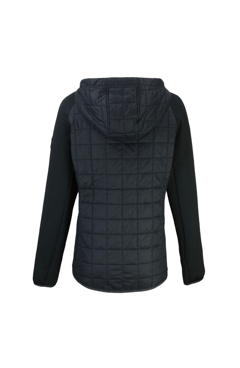 Cutter & Buck Women's Cutter & Buck Black Florida Marlins Cooperstown Collection Rainier Primaloft Eco Full-Zip Hybrid Jacket, Alternate, color, 