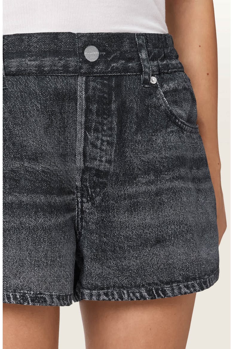 Tyler Denim Shorts, Alternate, color, ILLUSION BLACK