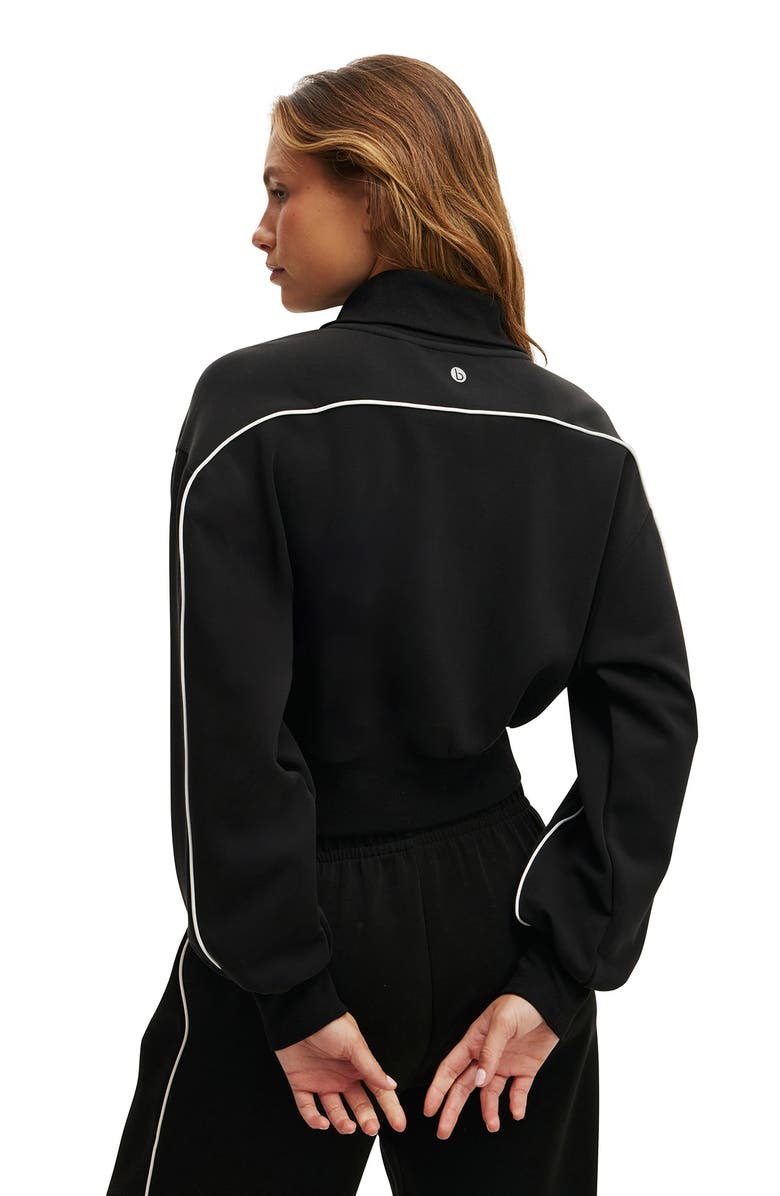 COTTON ON BODY Women's Active The Ultimate Soft Track Jacket, Alternate, color, Black White