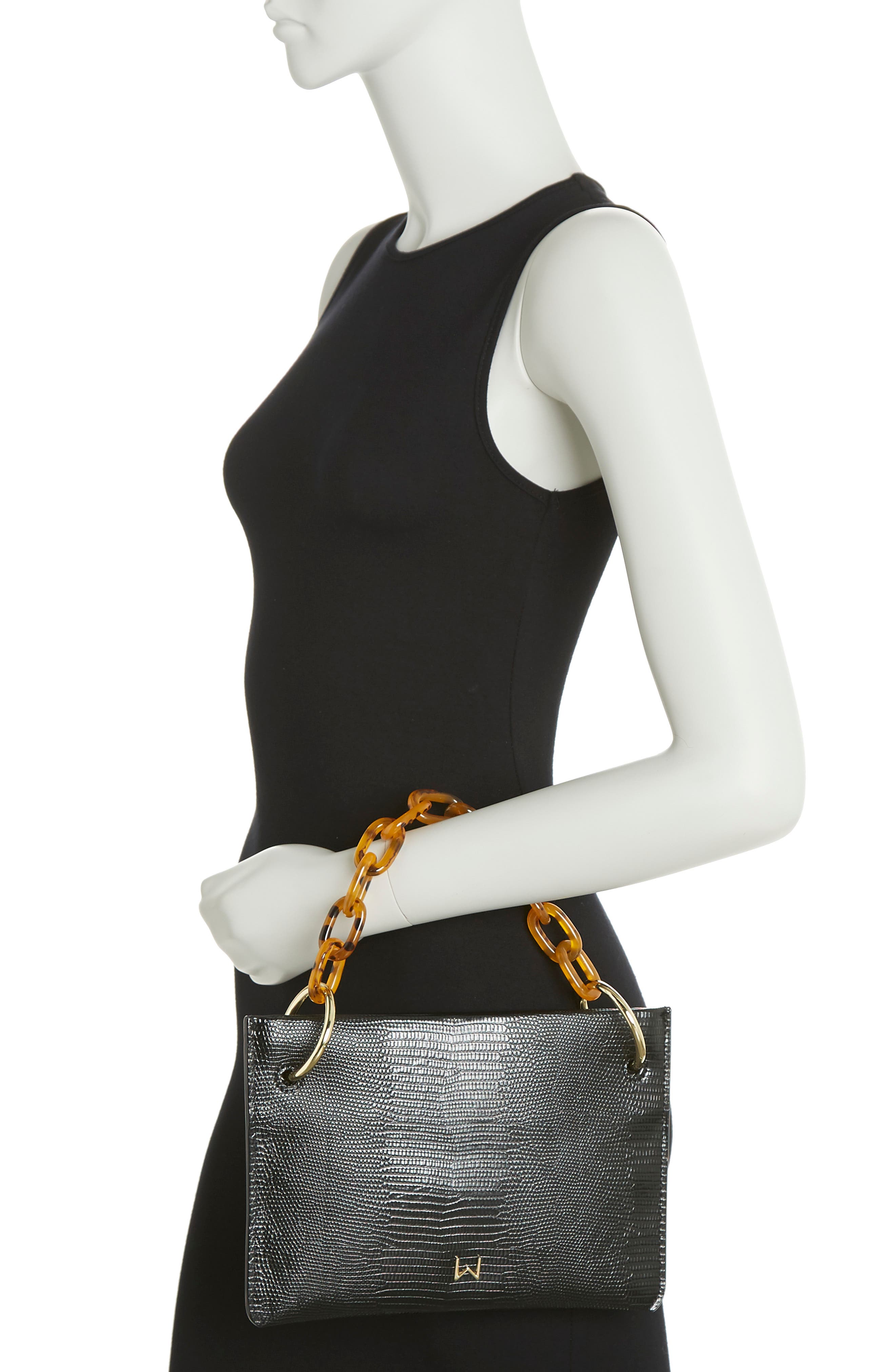 HOUSE OF WANT Vegan Leather Chill Clutch Handbag, Alternate, color, 