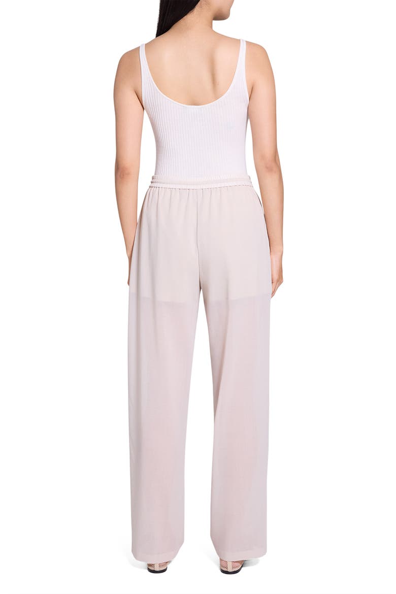 Wool Blend Drawstring Pants, Alternate, color, SAND