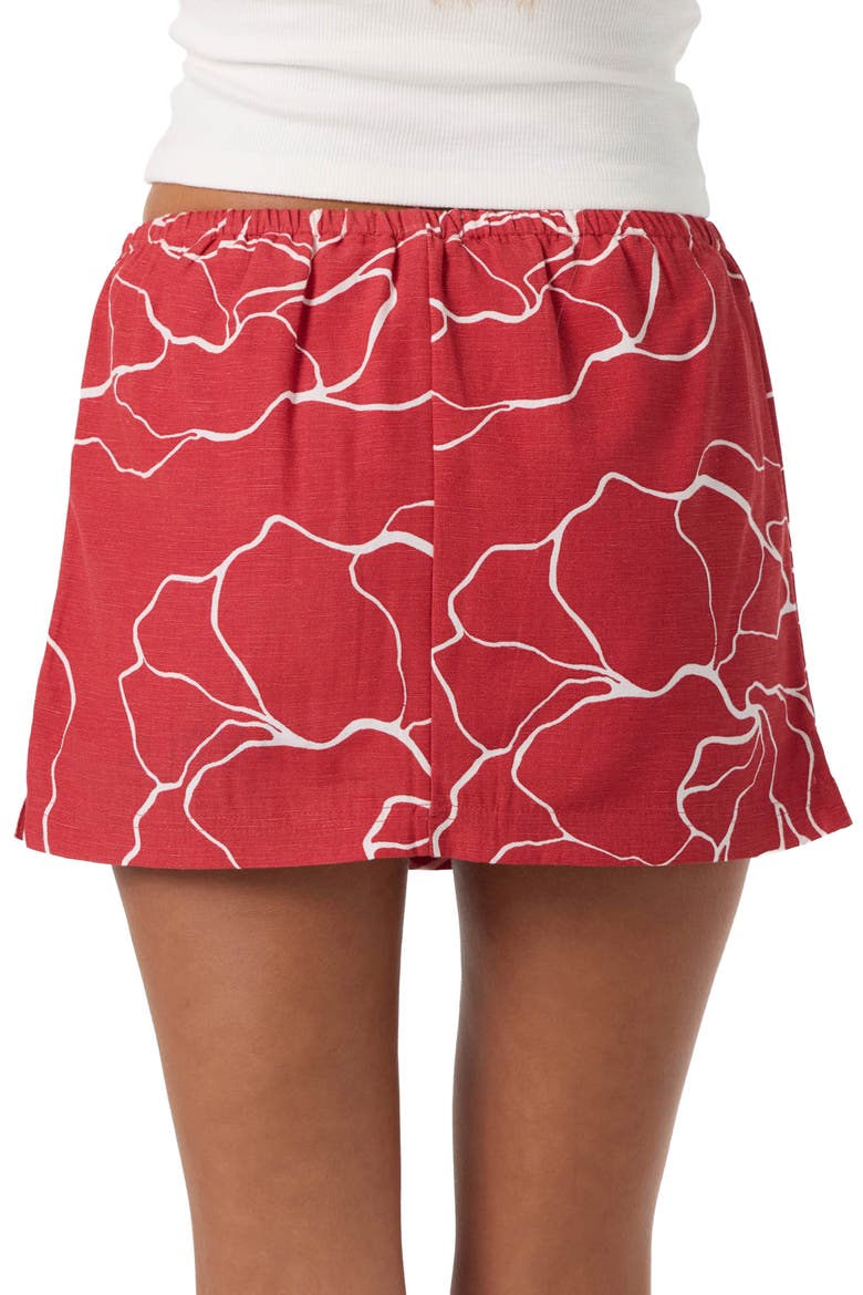 Townes Floral Skort, Alternate, color, LIFEGUARD RED