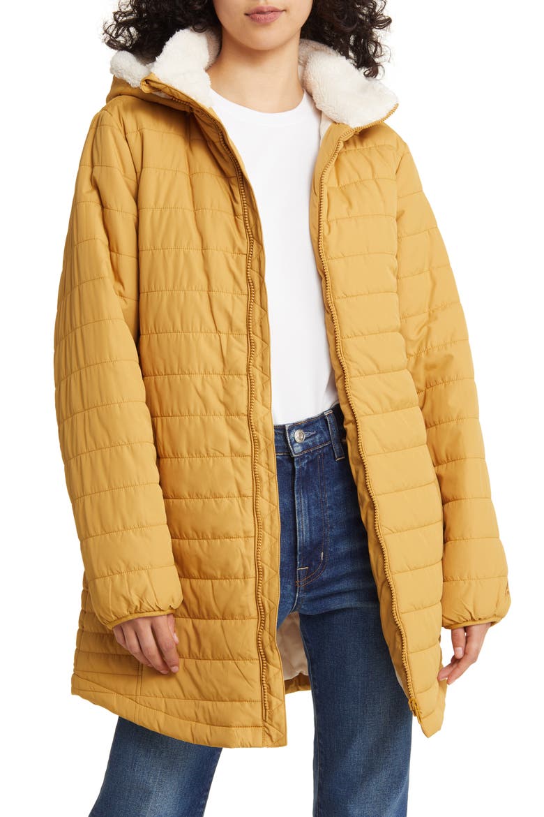Anti Series Anoeta Water Resistant Quilted Jacket, Main, color, TOBACCO