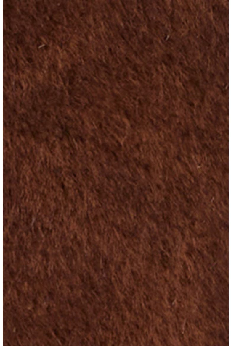 Short Faux Fur Jacket, Alternate, color, 8800 DARK BROWN