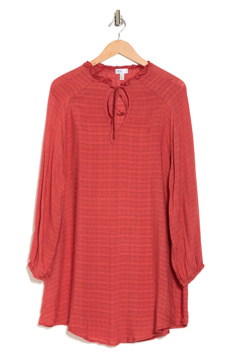 NORDSTROM RACK Long Sleeve Cover-Up Dress, Main, color, 