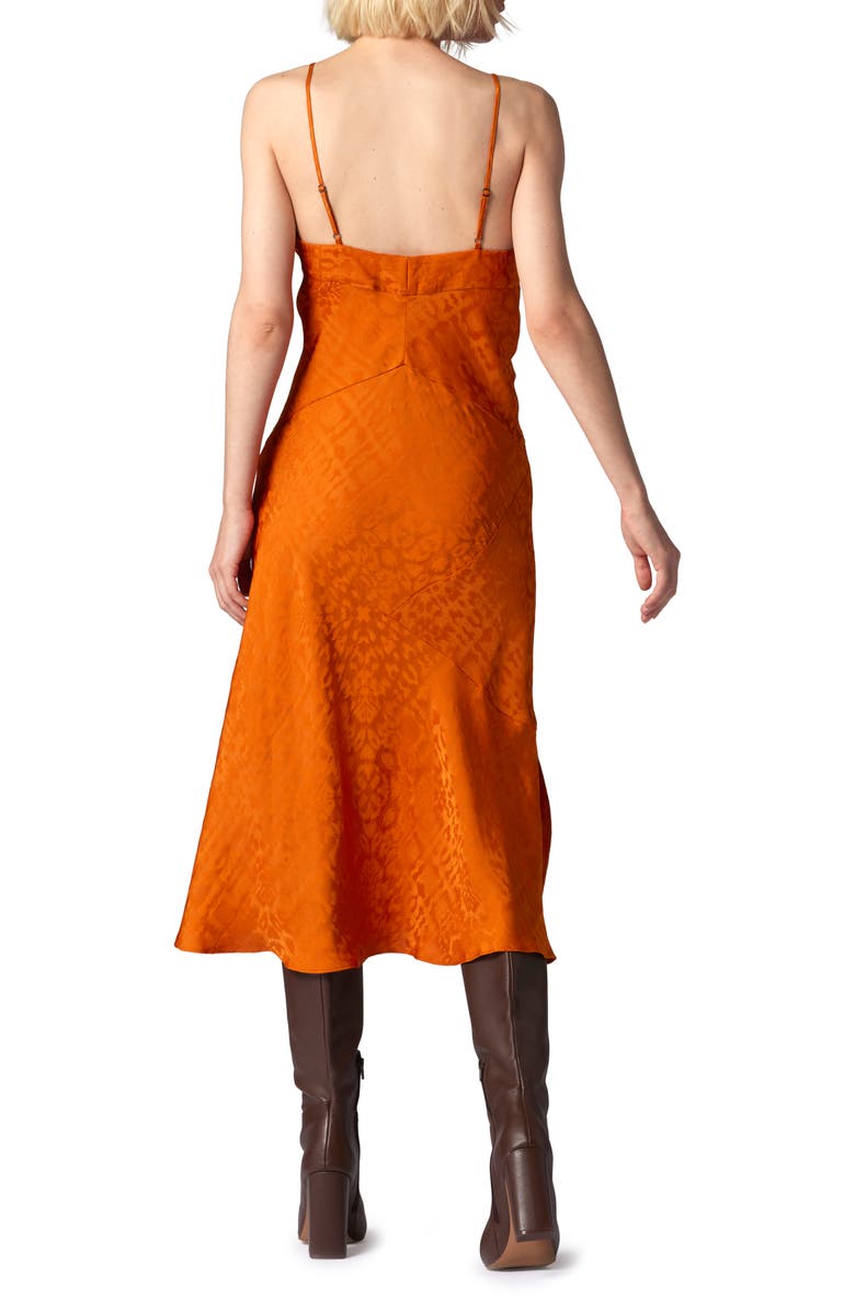 Equipment Leo Silk Slipdress, Alternate, color, Autumn Maple