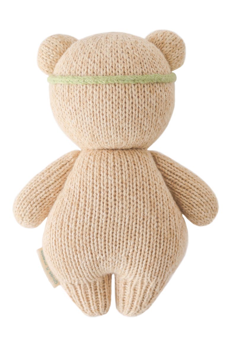 Baby Honey Bear with Flower Crown Stuffed Animal, Alternate, color, BROWN