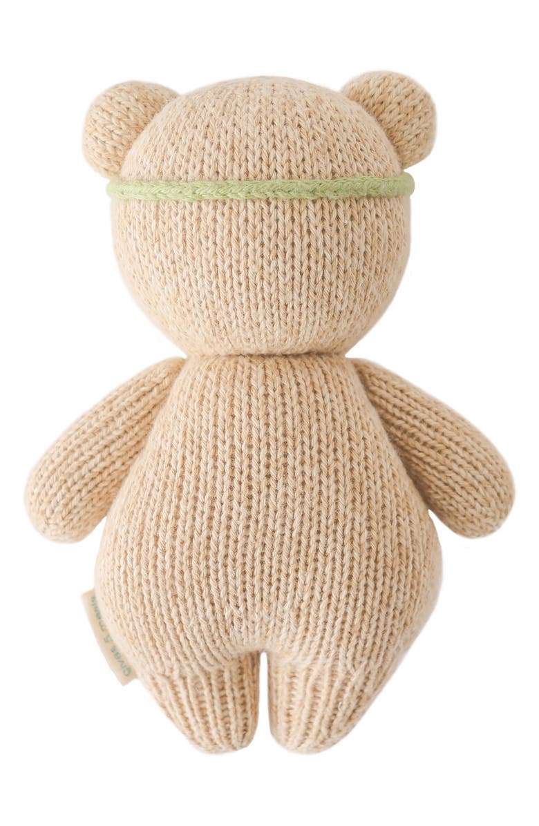 cuddle+kind Baby Honey Bear with Flower Crown Stuffed Animal, Alternate, color, Brown
