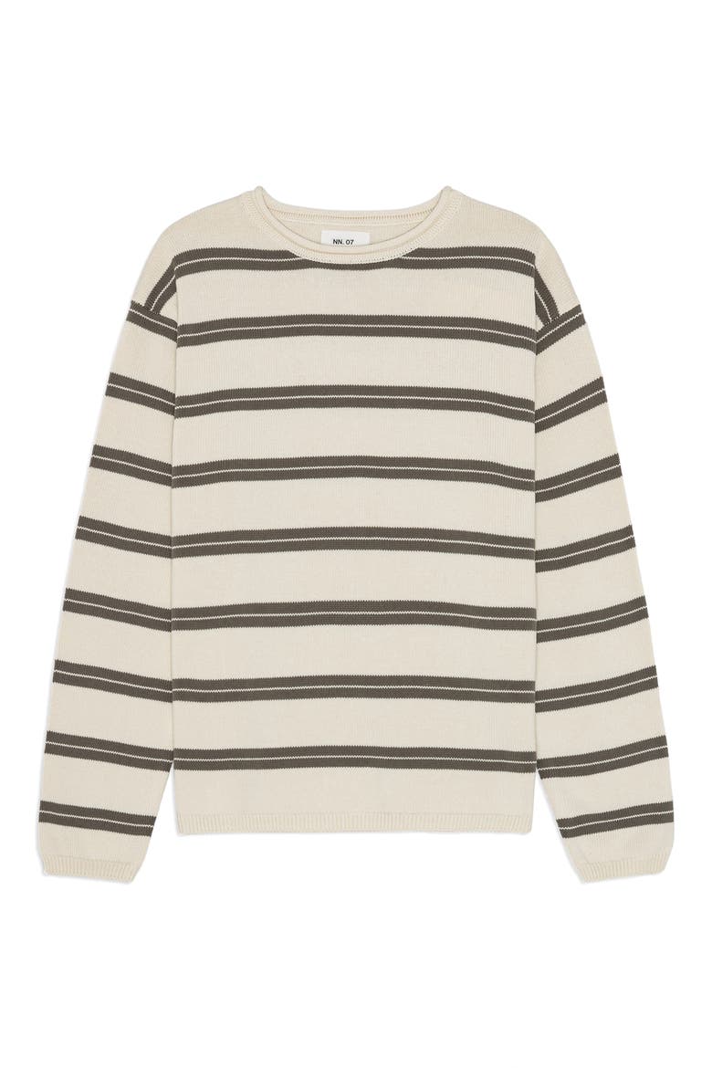 Sailor 60019 Organic Cotton Crewneck Sweater, Alternate, color, IVORY