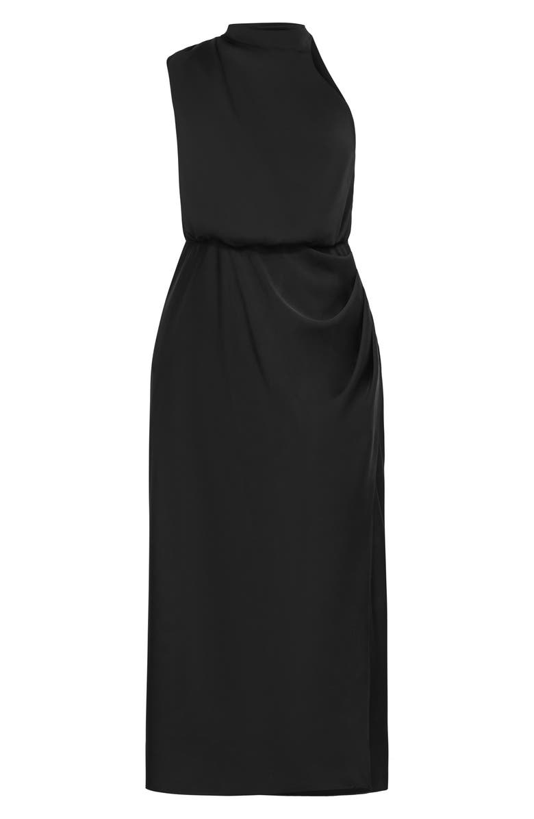 City Chic Limelight Halter Neck Midi Dress, Alternate, color,