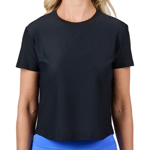 Staples Mesh Short Sleeve Womens Tennis Shirt
