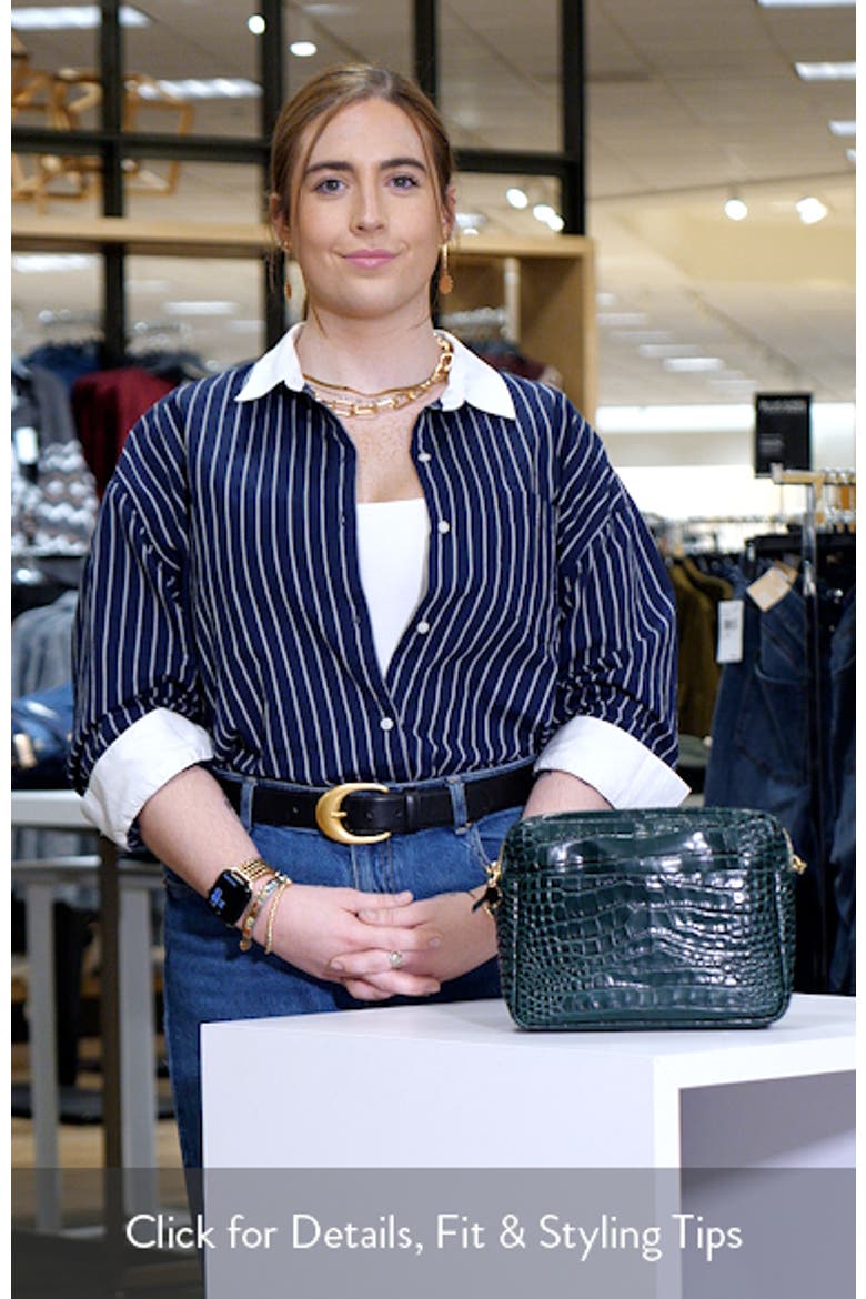 新品未使用 Meravel ミーラベル QUIET CROCO BAG Mirabel Croc Embossed Leather Crossbody Bag (Women) | Nordstrom