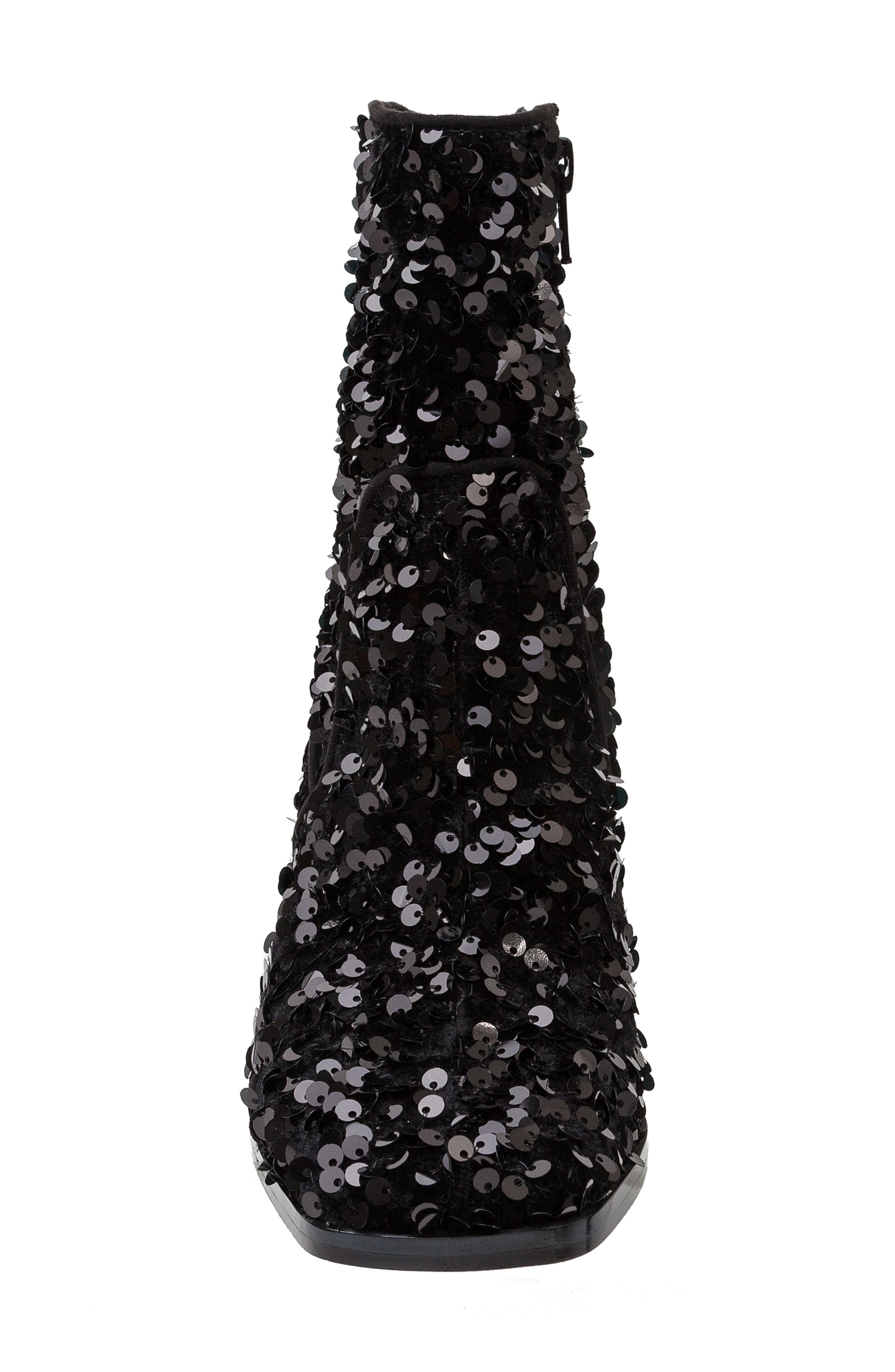 Crazed Sequin Boot, Alternate, color, BLACK SEQUINS