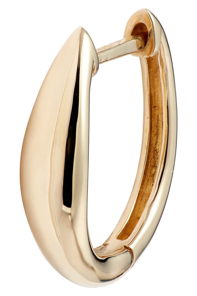 14K Gold Hoop Earrings (Nordstrom Exclusive), Alternate, color, YELLOW GOLD/ DIA