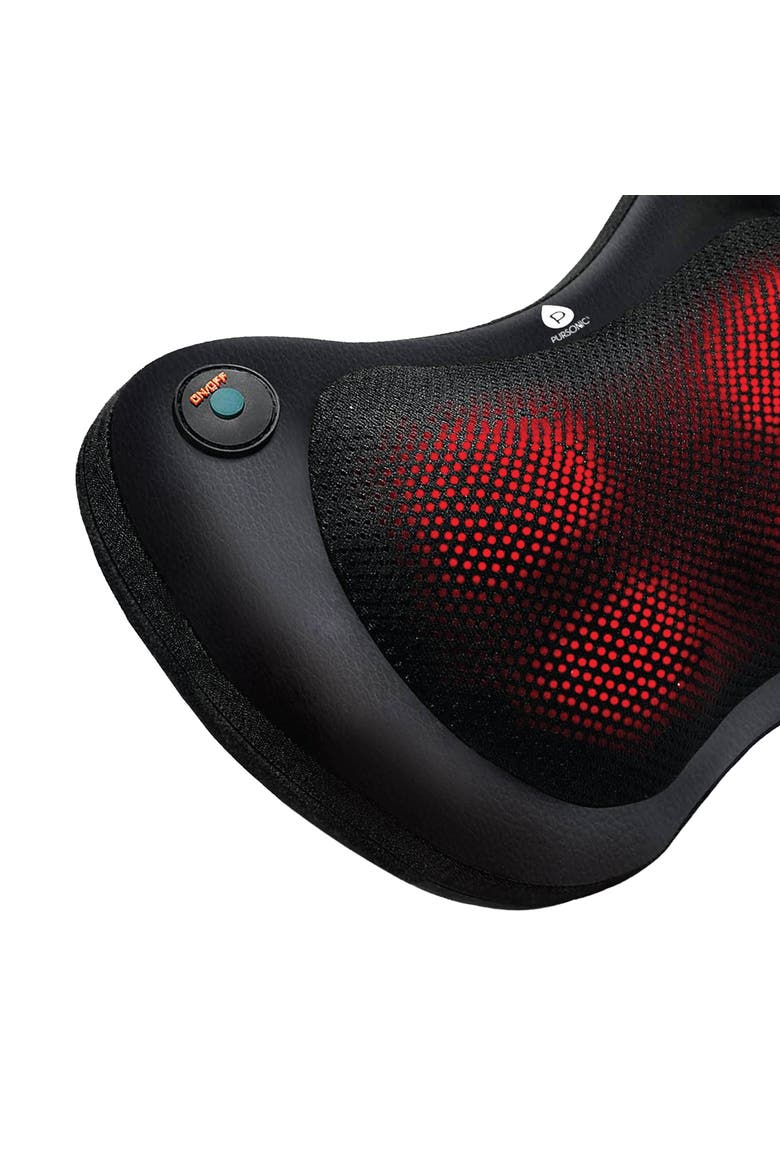 Shiatsu Heating Neck & Back Massager, Alternate, color, Black