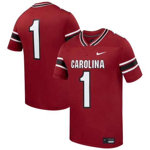 Men's Nike #1 Garnet South Carolina Gamecocks Home Replica Football Jersey
