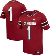 Nike Men's Nike #1 Garnet South Carolina Gamecocks Home Replica Football Jersey