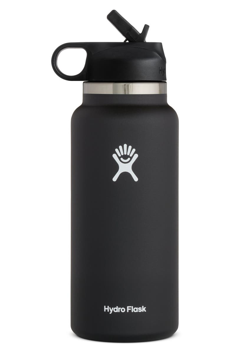 Hydro Flask 32-Ounce Wide Mouth Bottle with Straw Lid, Main, color, 
