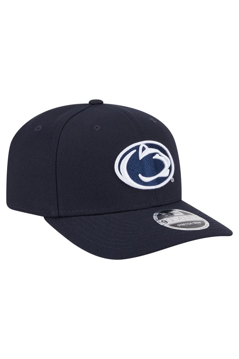 Men's New Era  Navy Penn State Nittany Lions Team Collective 9SEVENTY Stretch-Snap Adjustable Hat, Alternate, color, Navy