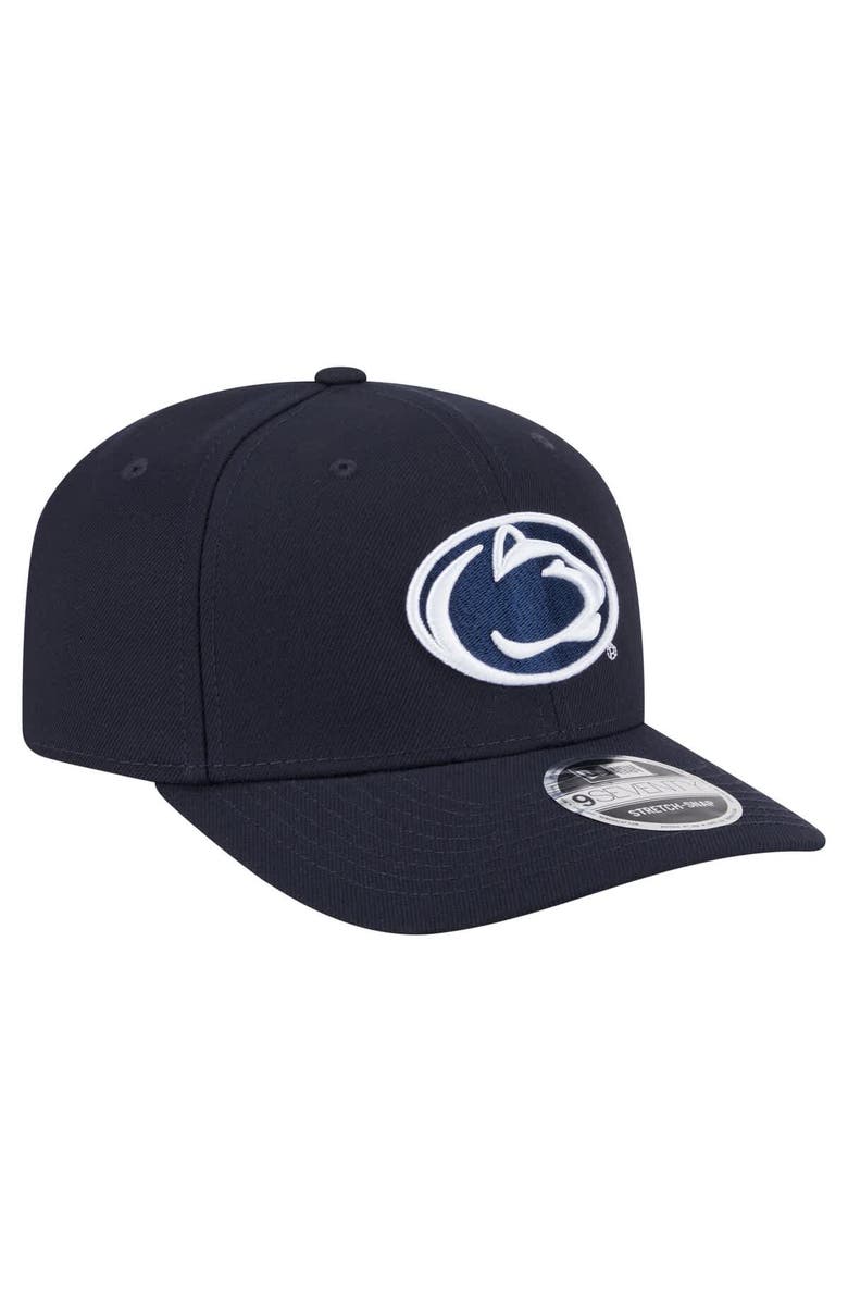 New Era Men's New Era  Navy Penn State Nittany Lions Team Collective 9SEVENTY Stretch-Snap Adjustable Hat, Alternate, color, Navy