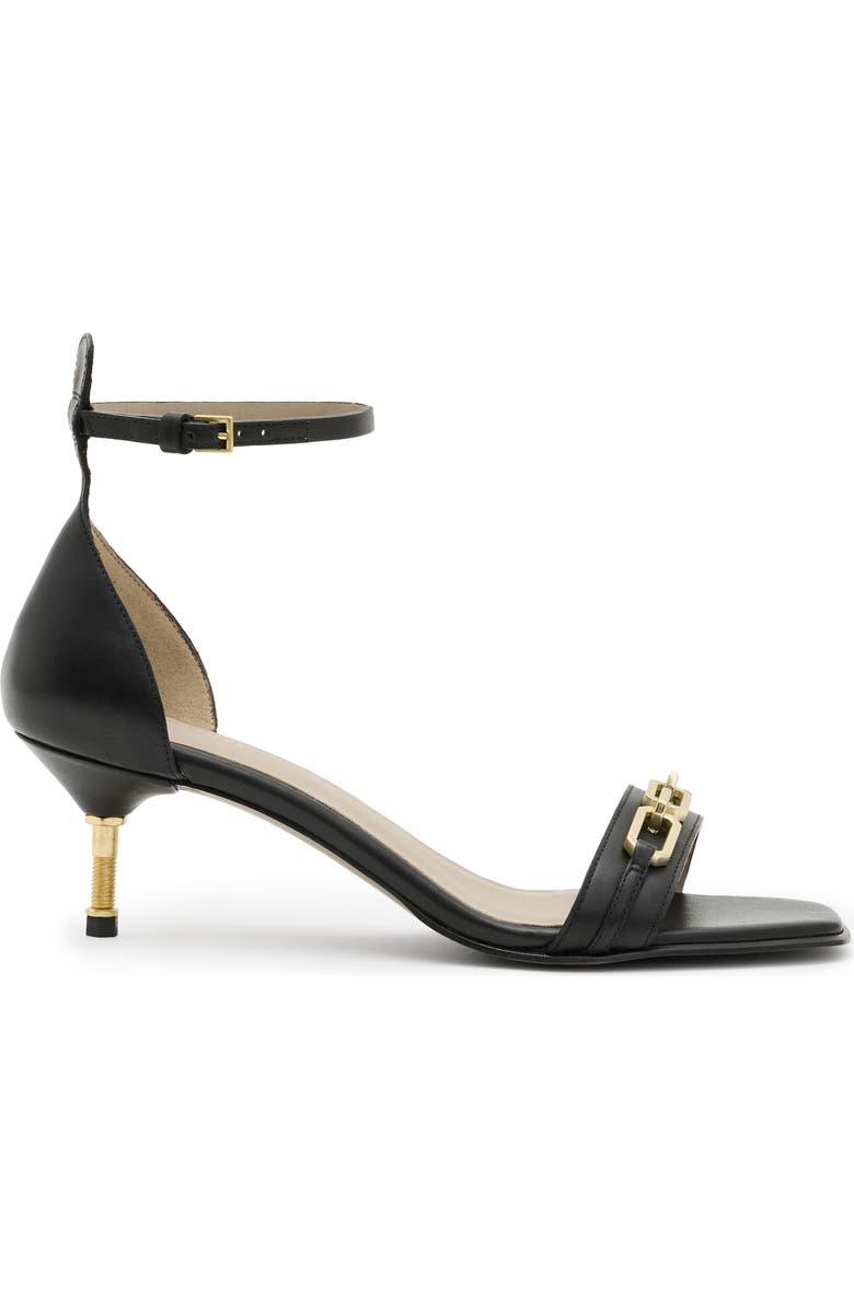 AllSaints Gloria Chain Sandal, Alternate, color,