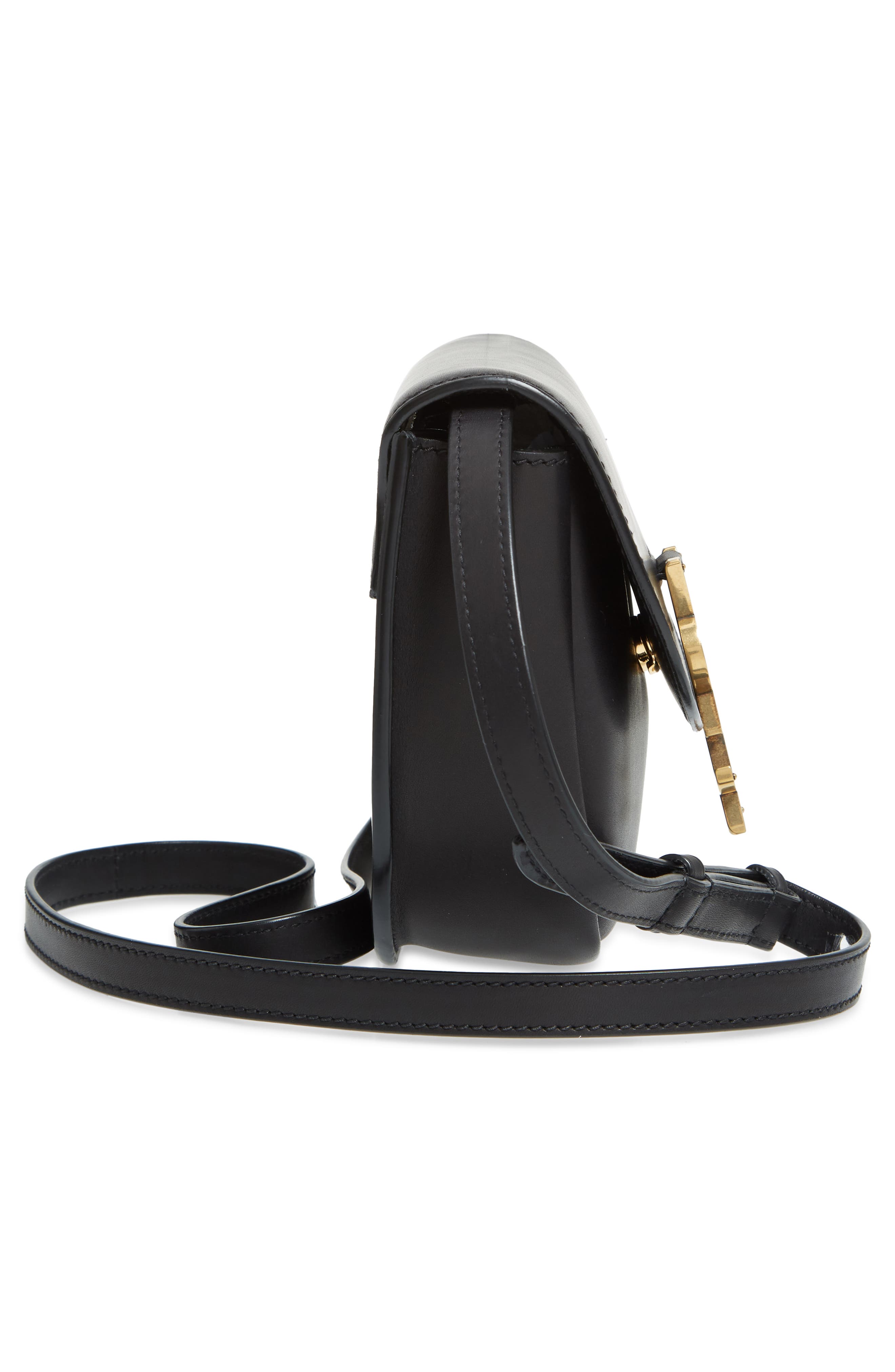 Saint Laurent Kaia YSL Monogram Leather Crossbody Bag, Alternate, color, 