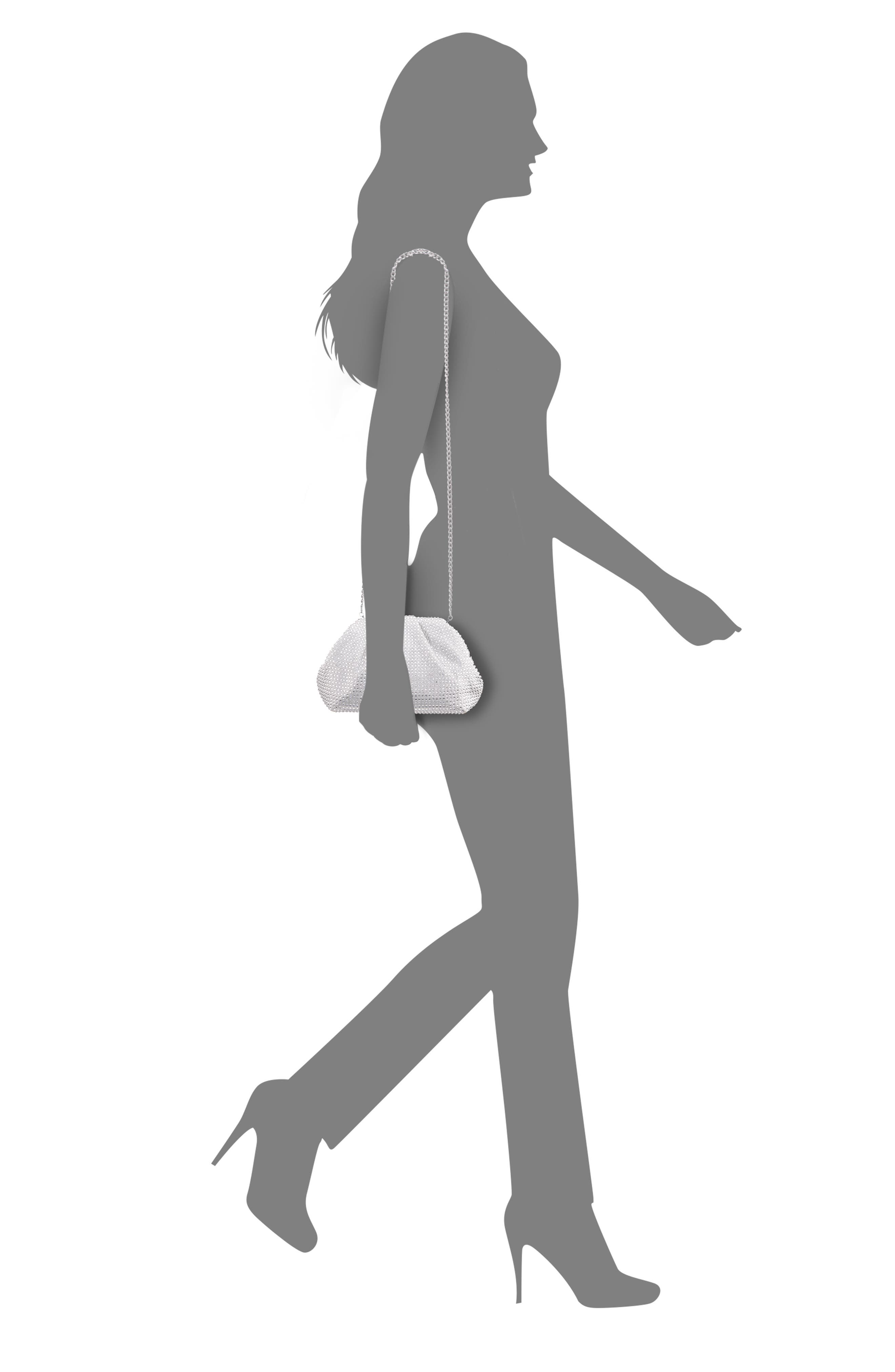 Crystal Frame Satchel, Alternate, color, TRUSIL