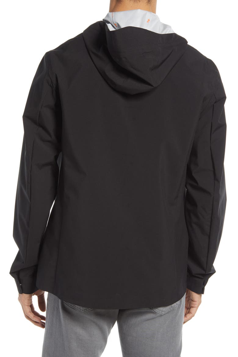 Cliffton Water Repellent Jacket, Alternate, color, BLACK