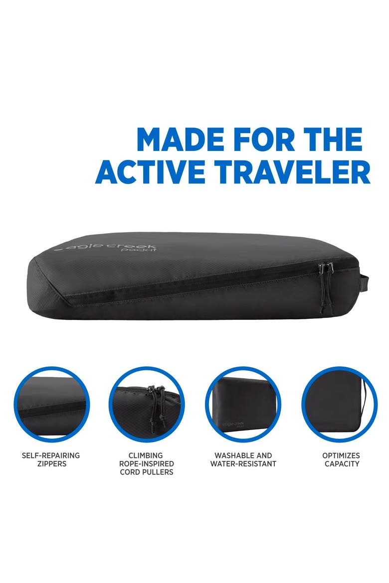 Pack-It Isolate Large Cube, Alternate, color, Black
