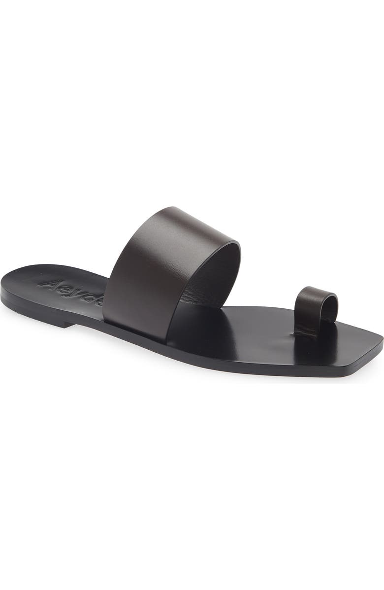 aeyde Sibel Sandal, Main, color, Moka