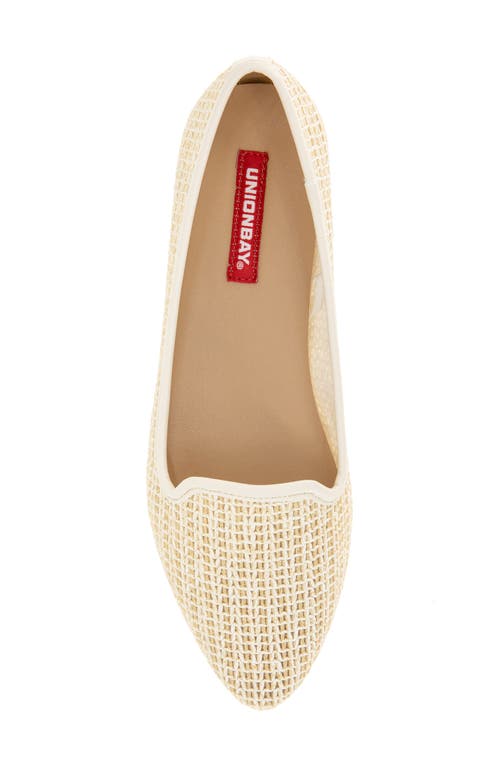 Unionbay Willamine Loafer In White Raffia