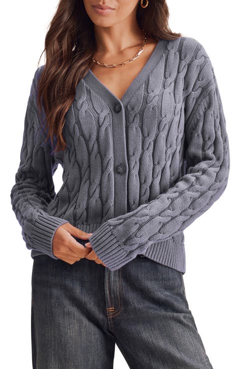 Rubi Cable Knit Cardigan