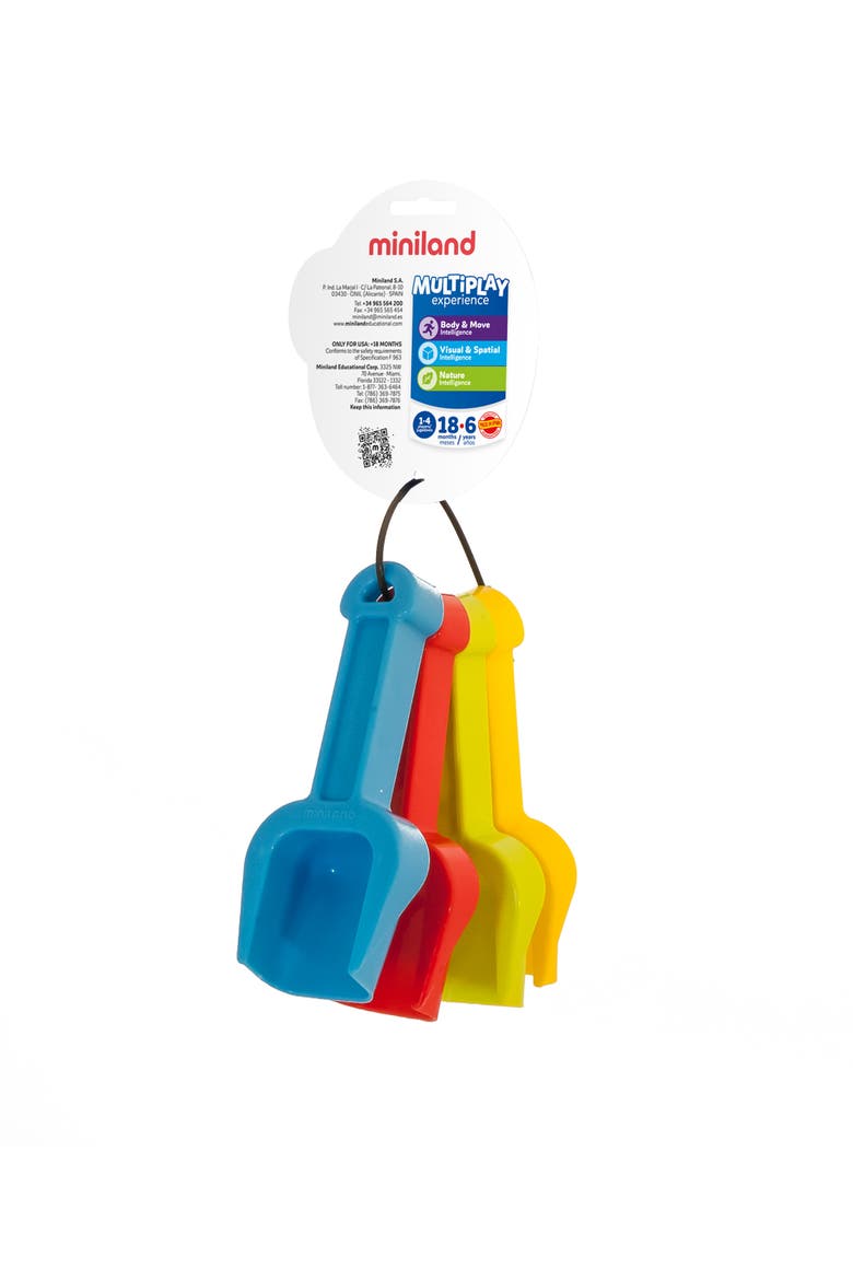 4 Baby Shovels Set, Main, color, Multi
