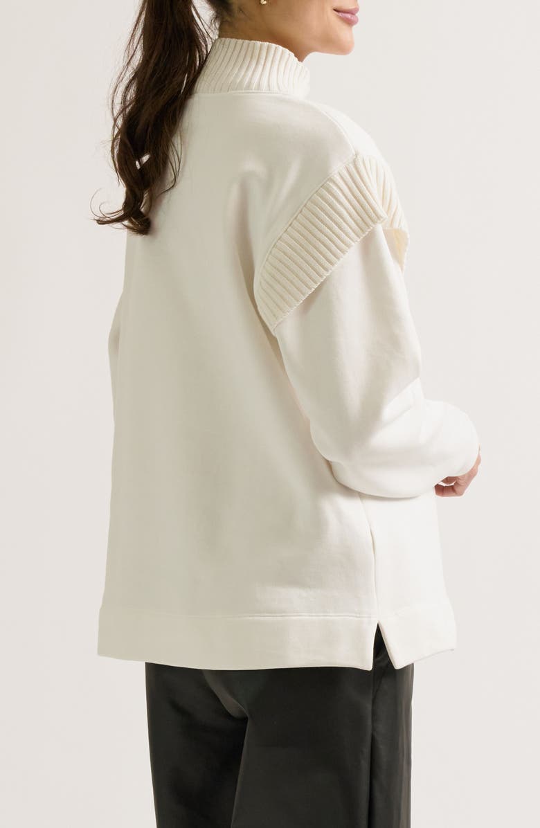 Cache Coeur Harper Maternity & Nursing Sweatshirt, Alternate, color, Ivory