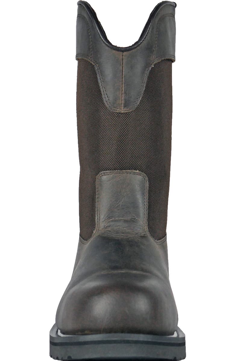 Hoss Boot Company HOSS Buck 11 Inch Pull On Steel Toe Work Boot, Alternate, color, Brown