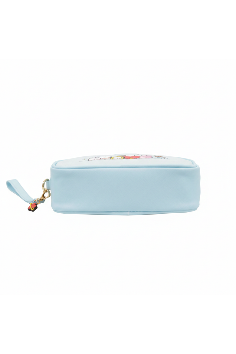 Bt21 Core Arch Makeup Bag With Removable Wristlet, Alternate, color, Light Blue