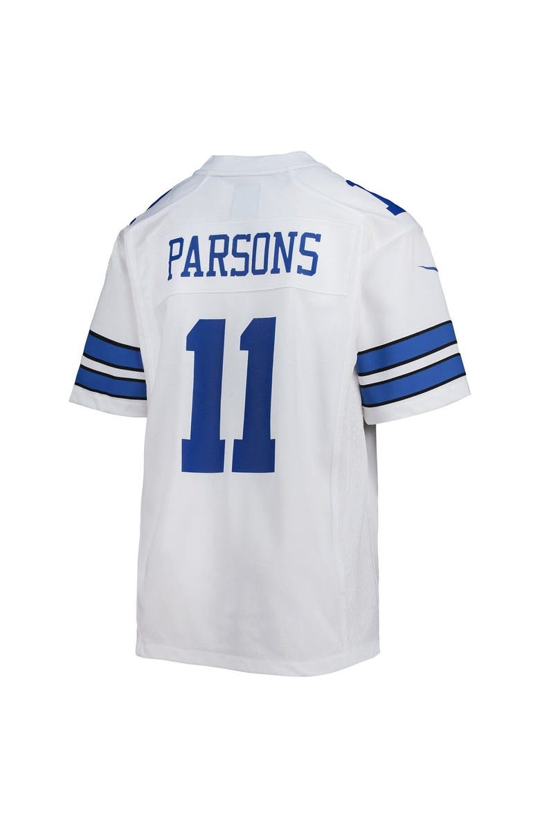 Nike Youth Nike Micah Parsons White Dallas Cowboys Game Jersey, Alternate, color,
