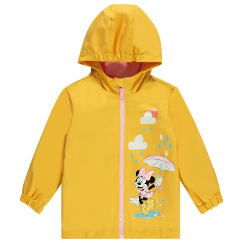 Minnie Mouse Hooded Zip-Up Rain Jacket (Toddler & Little Kid)