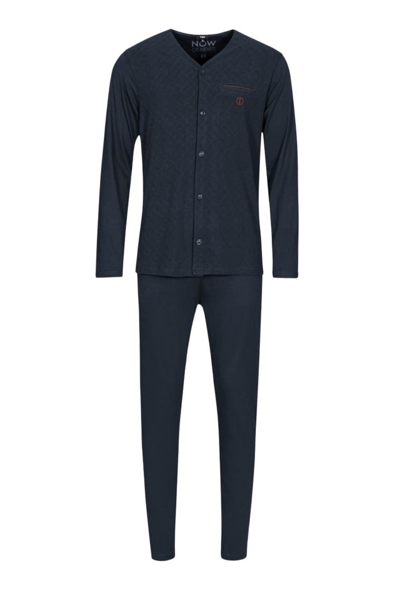 Idman Men's pajama set, Alternate, color, Blue