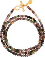 Karma and Luck Infinite Aspiration Tourmaline Wrap Bracelet