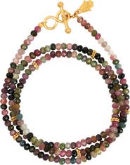 Karma and Luck Infinite Aspiration Tourmaline Wrap Bracelet