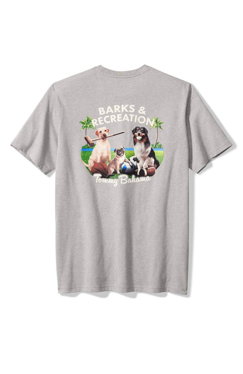 Tommy Bahama Barks & Recreation Graphic T-Shirt, Alternate, color, Grey Heather