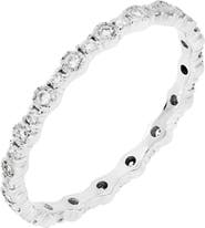 Bony Levy 18K White Gold Diamond Stackable Eternity Band Ring