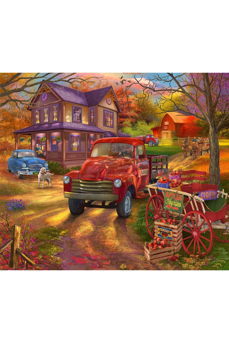 Apple Farm 1000 piece Jigsaw Puzzle for Adults, Alternate, color, Multicolor