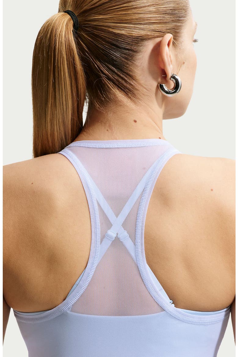 Sportswear Tight Sheer Racerback Dress, Alternate, color, HYDROGEN BLUE/ SAIL