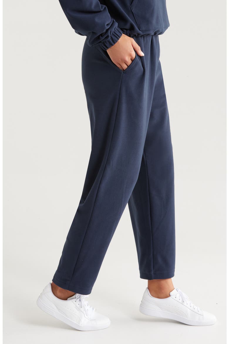 Micro Fleece Joggers, Alternate, color, NAVY SAPPHIRE
